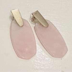 Kendra Scott gold and Pink Earrings